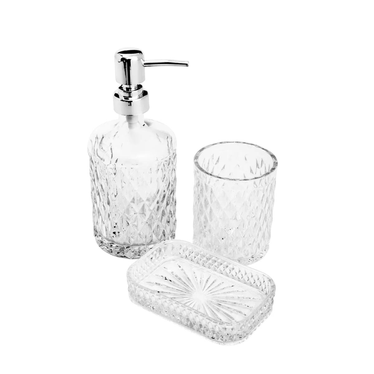 Kit para Banheiro em Vidro Litt 3 Peças - Image 3