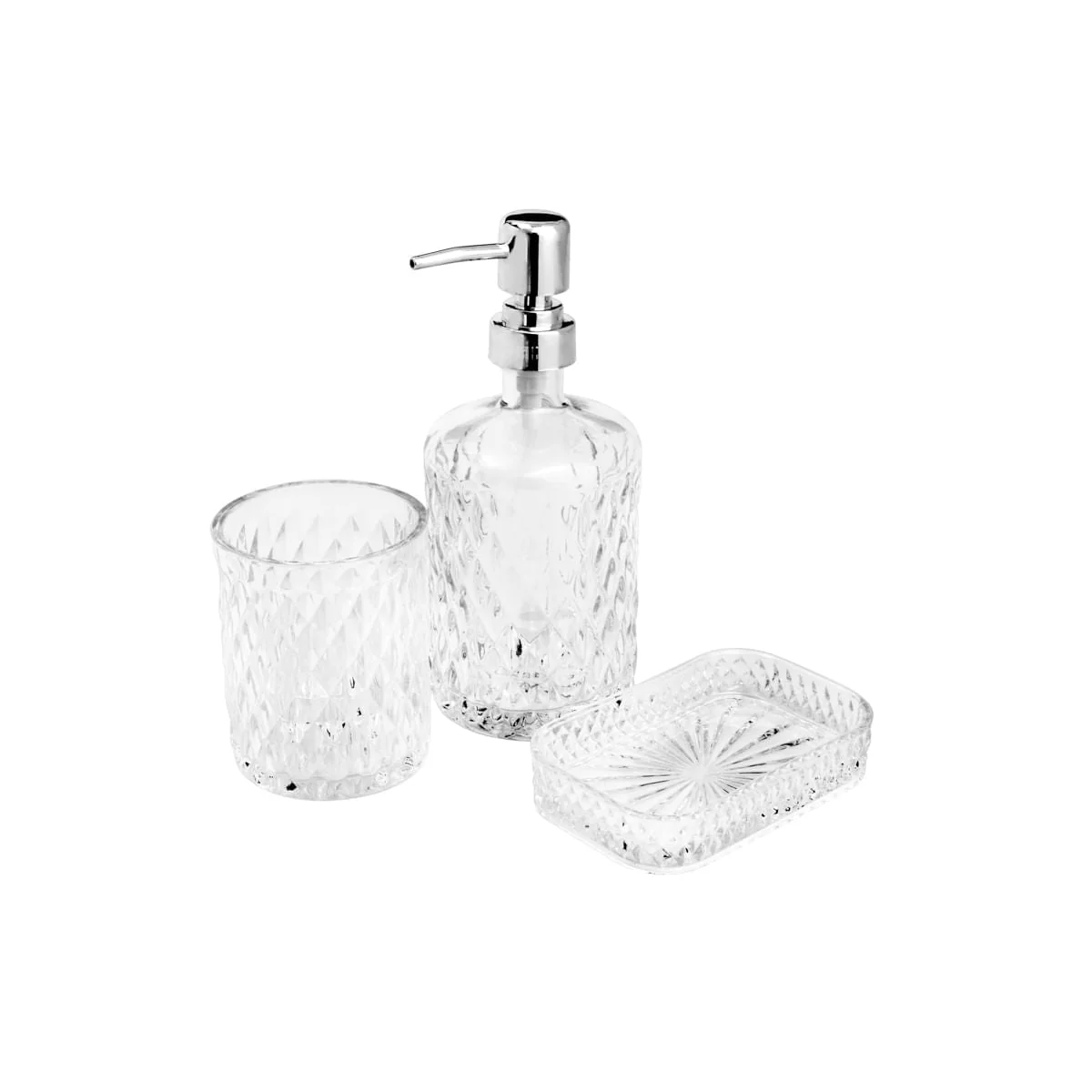 Kit para Banheiro em Vidro Litt 3 Peças - Image 4