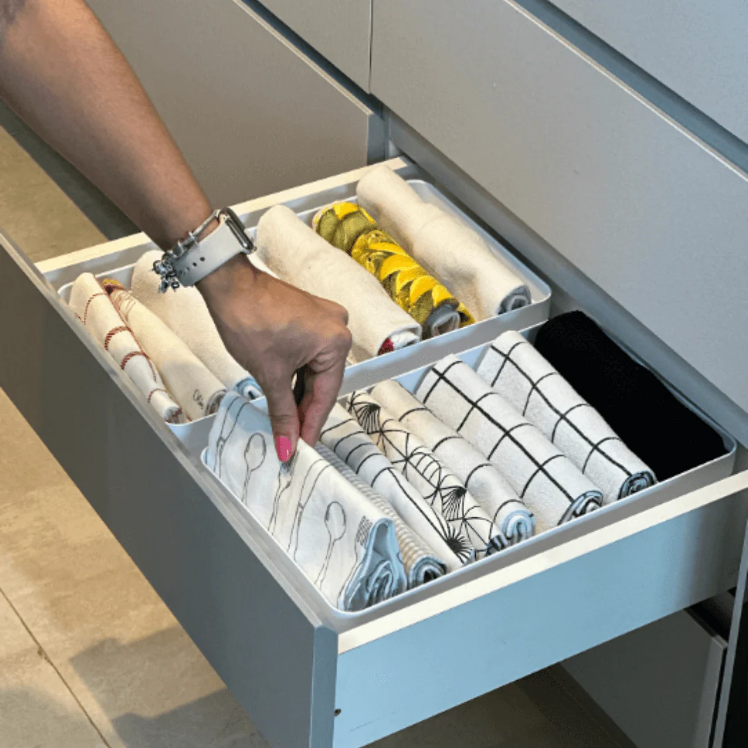 Organizador Colmeia Logic Branco 20cm x 35cm - Image 4