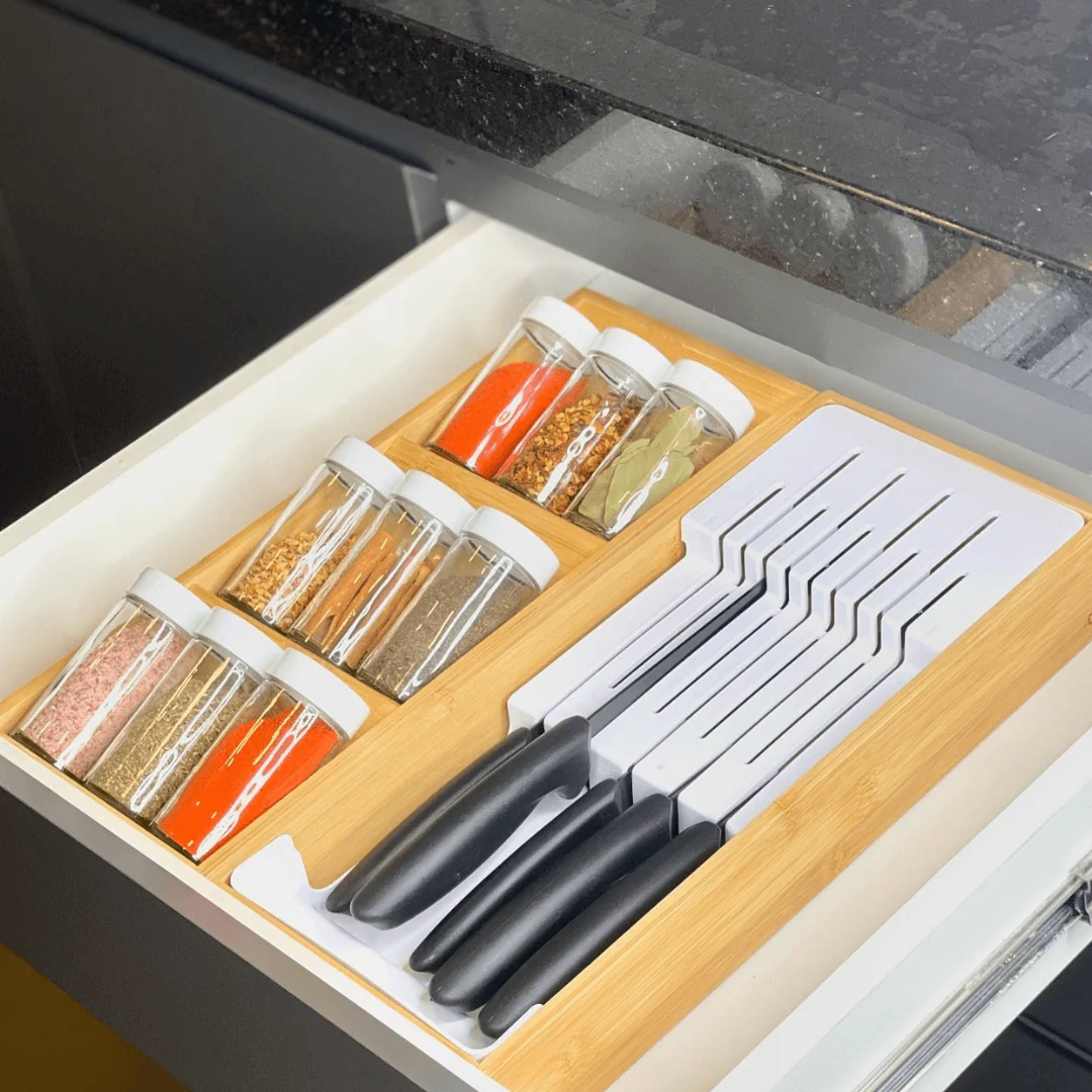 Organizador de Facas Keep em Bambu 38,5cm - Image 8