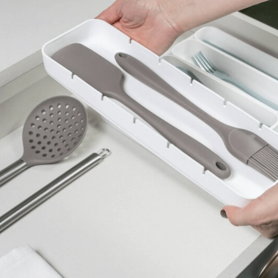 Organizador de Facas Perfect Branco 35cm - Image 3