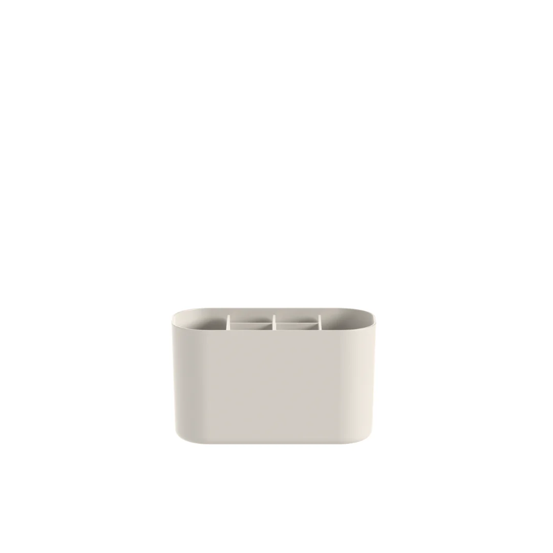 Organizador de Maquiagem com Divisórias Bold Bege 16,8cm - Image 7