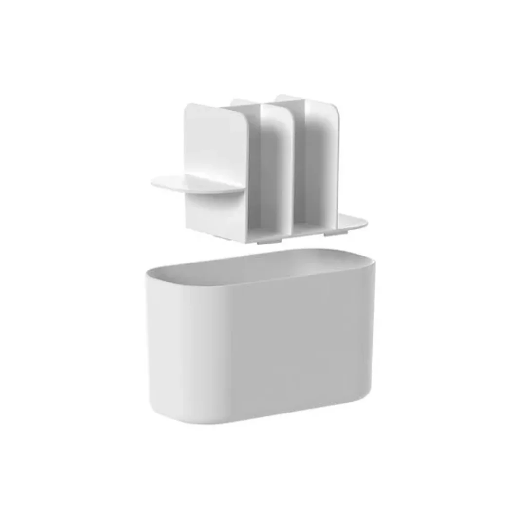 Organizador de Maquiagem com Divisórias Bold Branco 16,8cm - Image 5