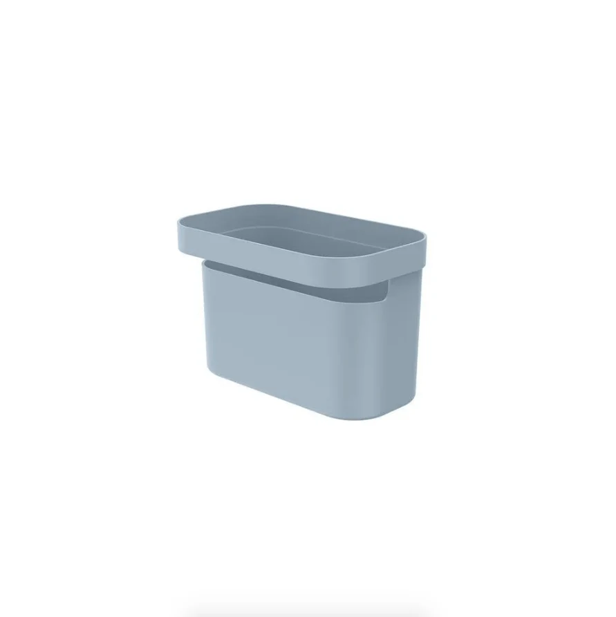Organizador de Pia Porta Detergente Trium Max Azul Glacial Fechado
