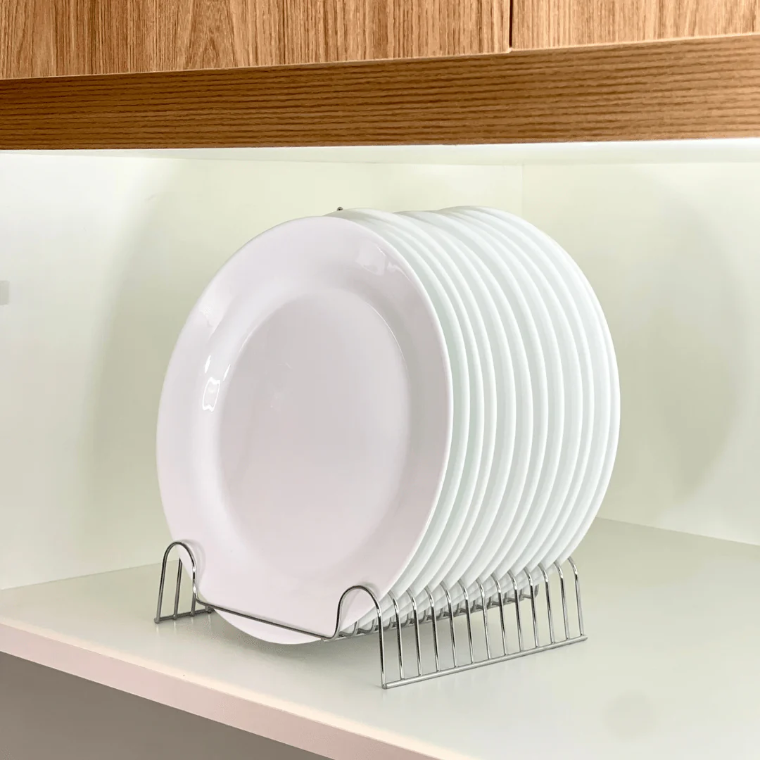 Organizador de Pratos 12 Posições 21,5cm Cromado - Image 3