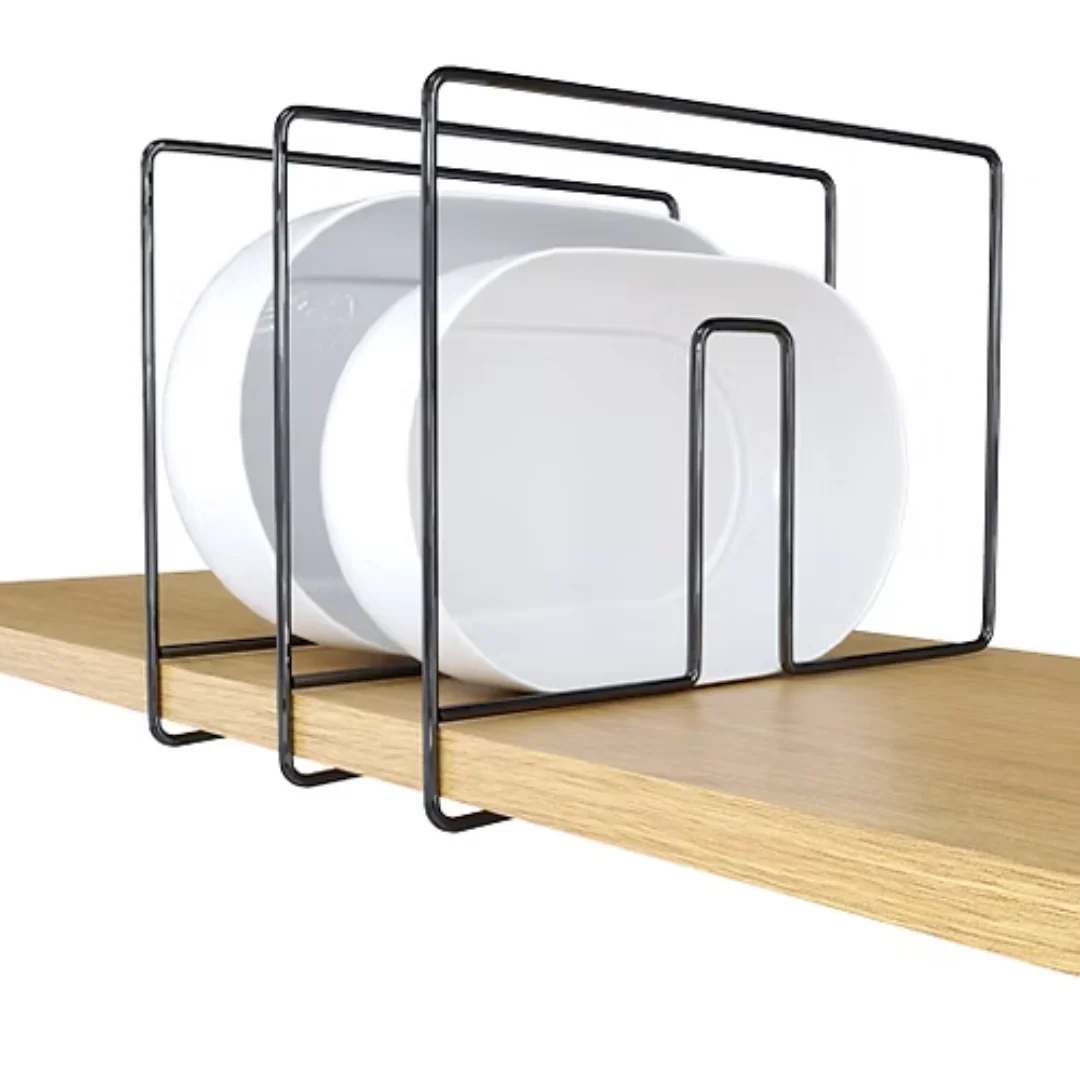 Organizador de Pratos e Formas Elegance Preto - Image 2