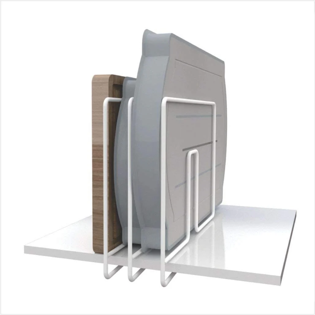 Organizador de Pratos e Formas Essence Branco - Image 3
