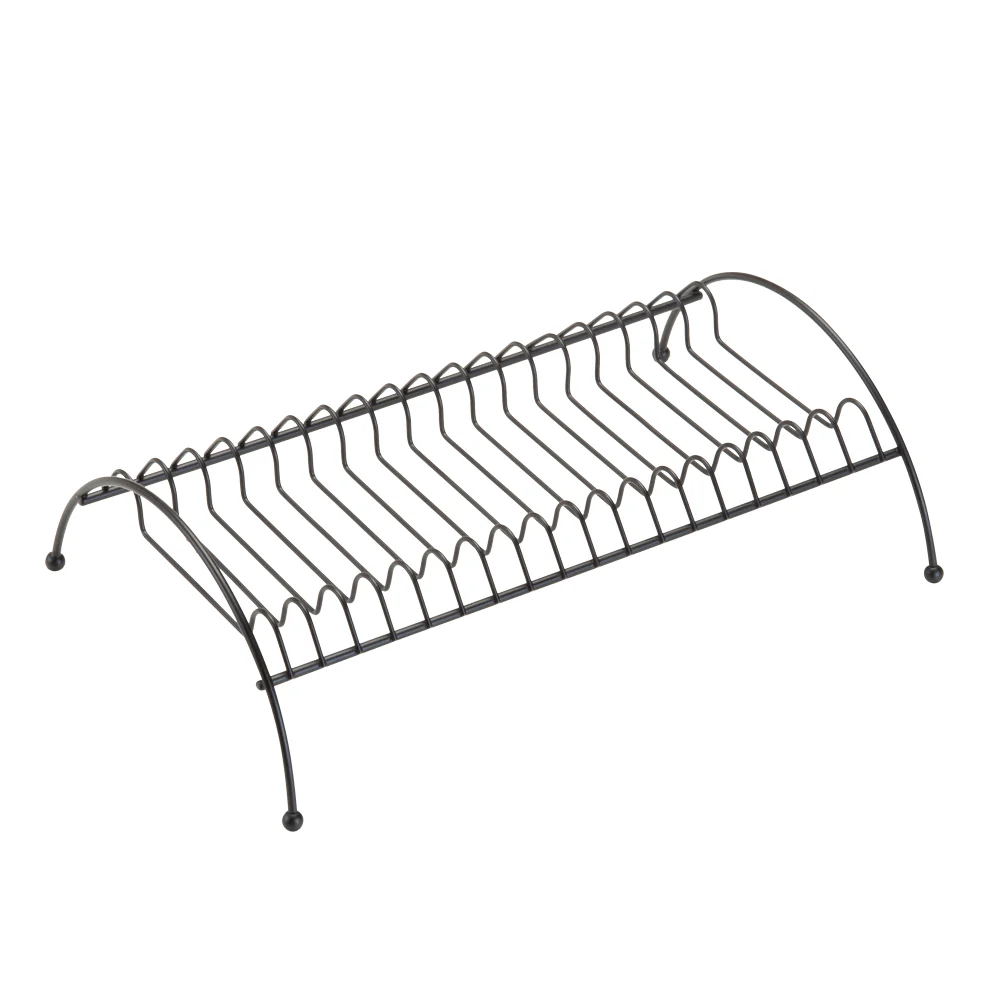 Organizador De Pratos Para Armário e Pia Preto Linha Black - Image 5