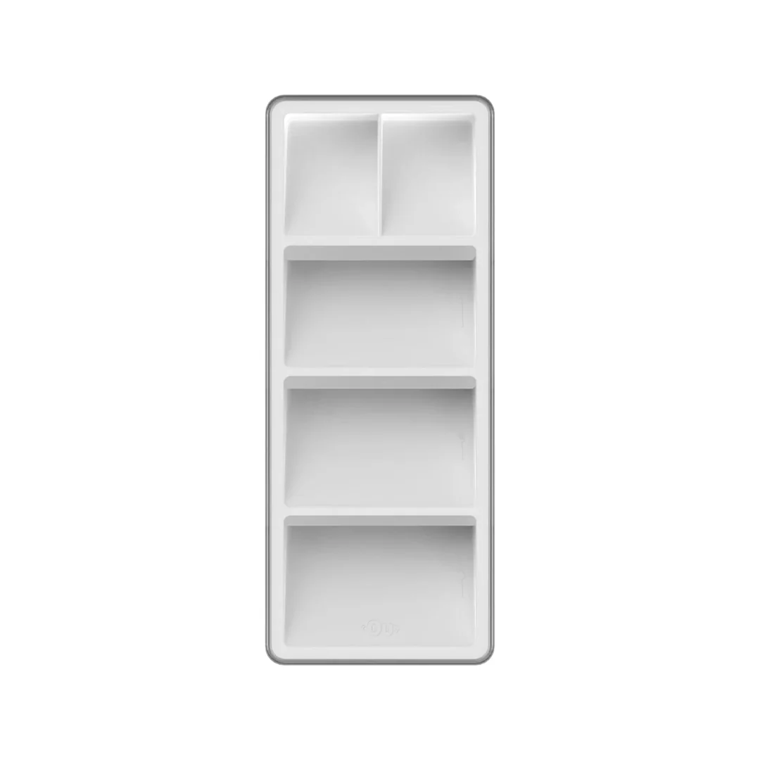 Organizador de Talheres Gaveta Clear Branco 37,5cm - Image 6