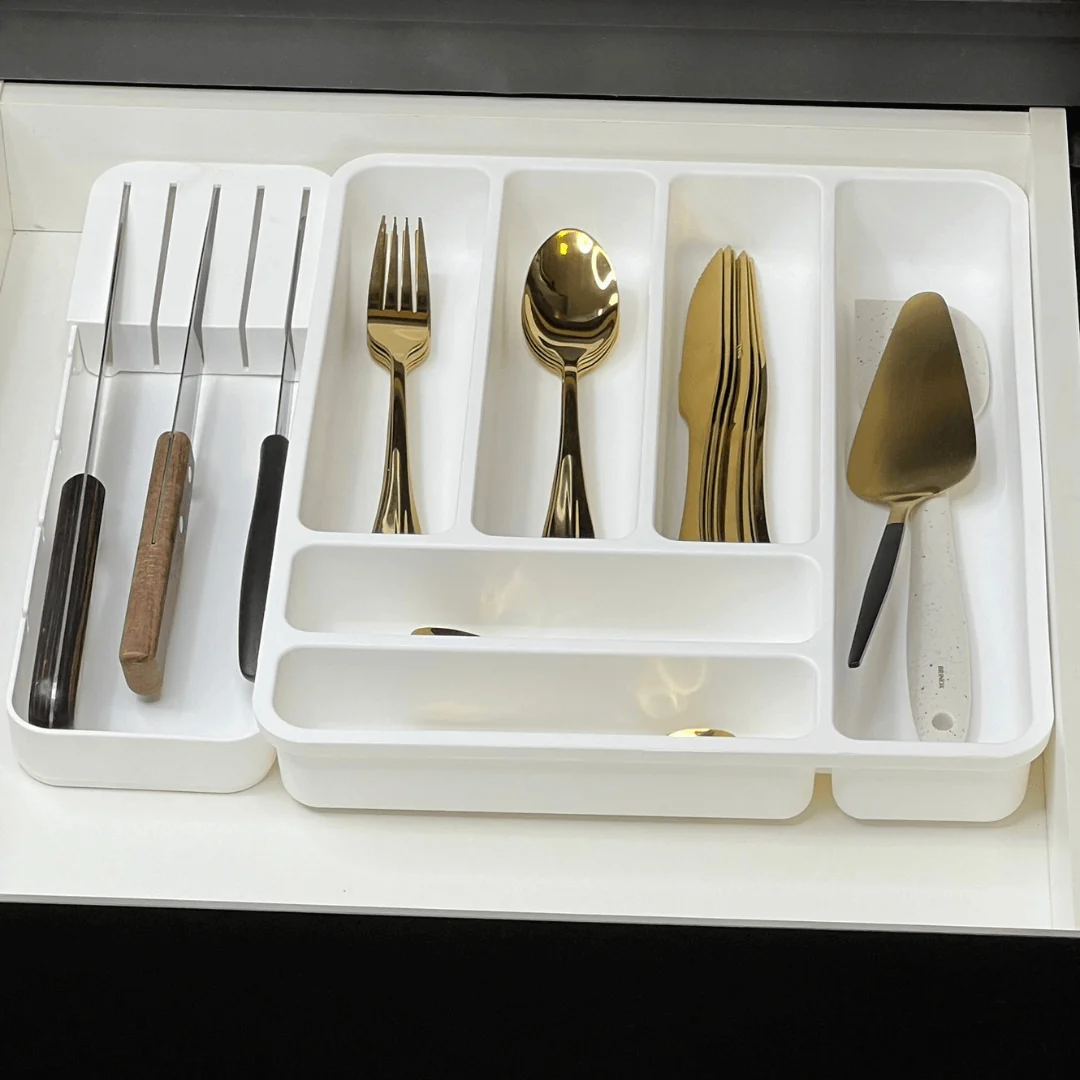 Organizador de Talheres Perfect Branco 35,9cm - Image 2