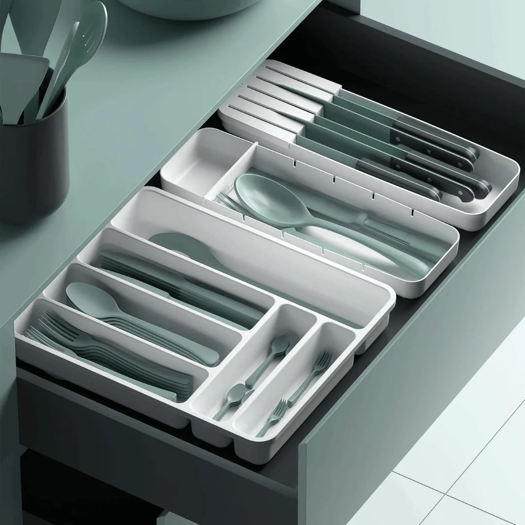 Organizador de Talheres Perfect Branco 35,9cm - Image 3