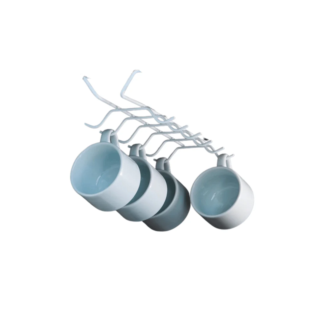 Organizador De Xícaras Para Armário De Encaixar Branco - Image 2