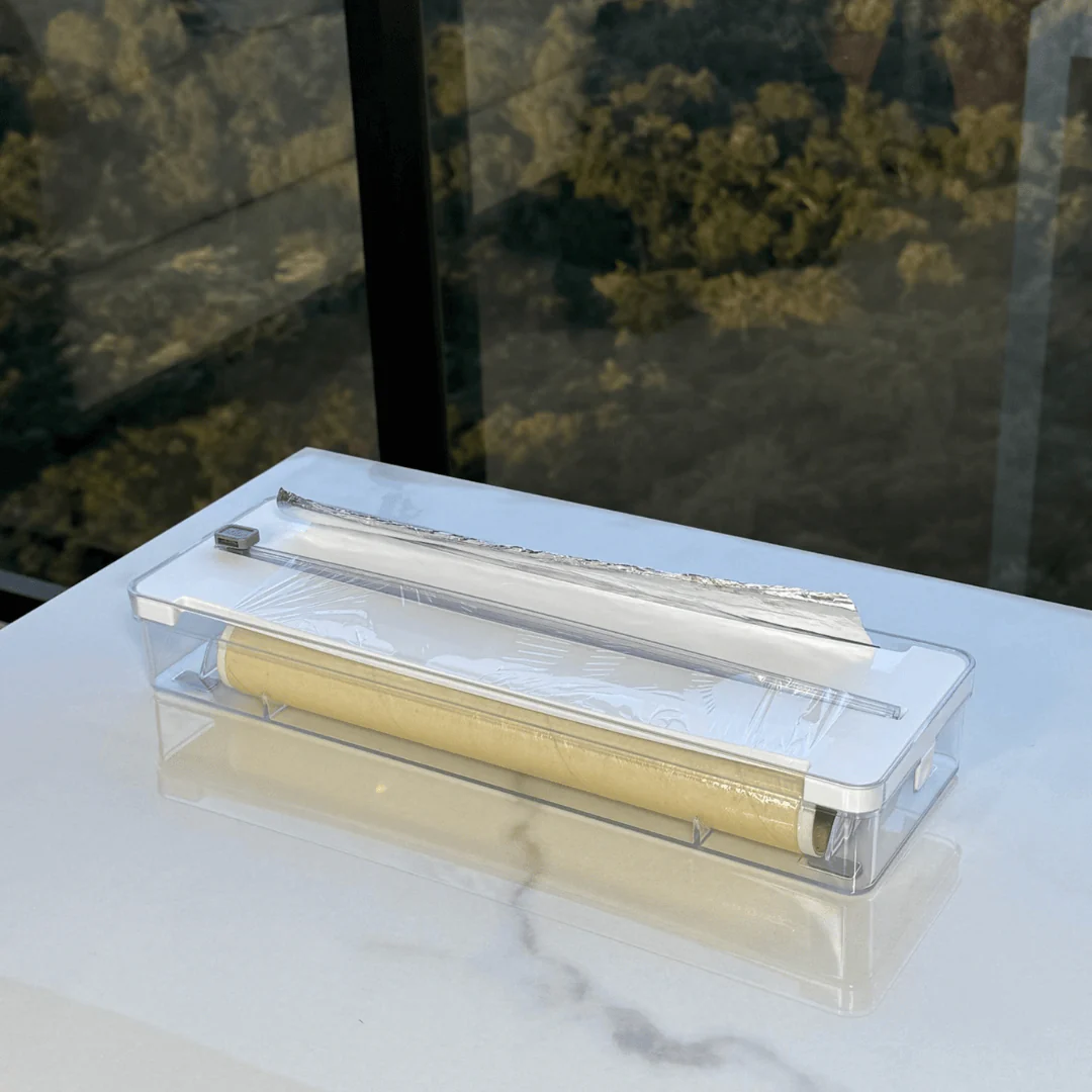 Organizador e Cortador de Rolos Duplo Clear Branco - Image 10