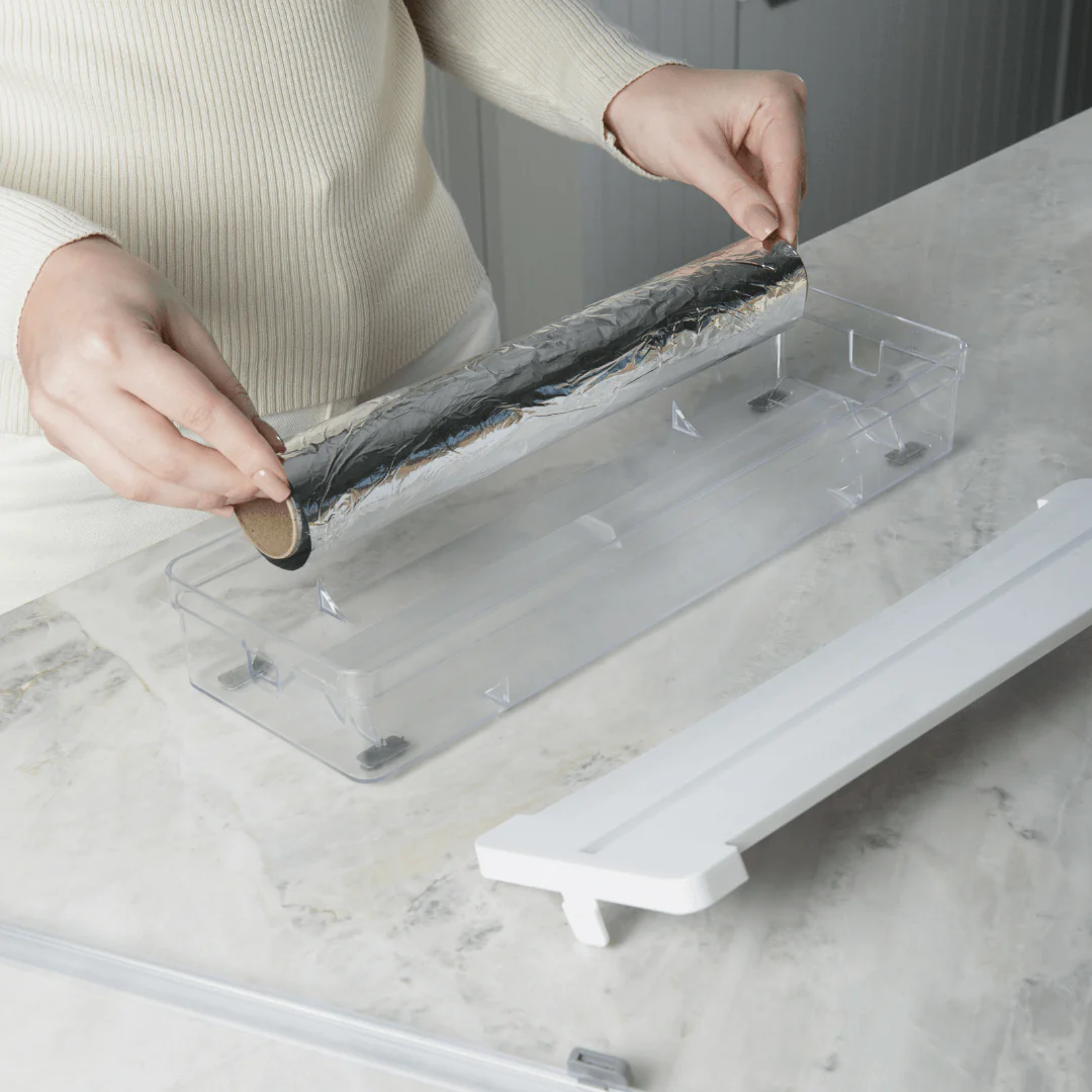 Organizador e Cortador de Rolos Duplo Clear Branco - Image 13