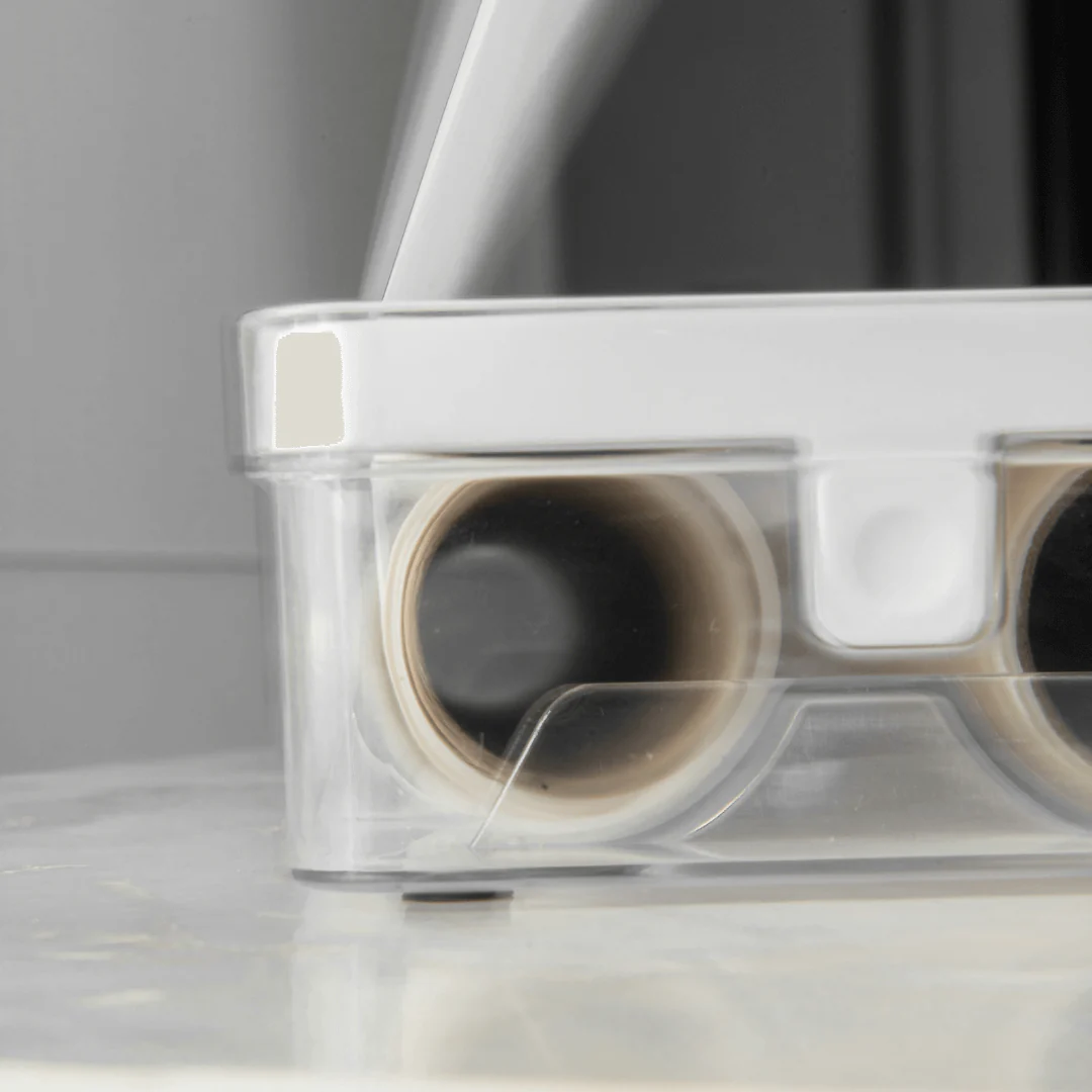 Organizador e Cortador de Rolos Duplo Clear Branco - Image 19