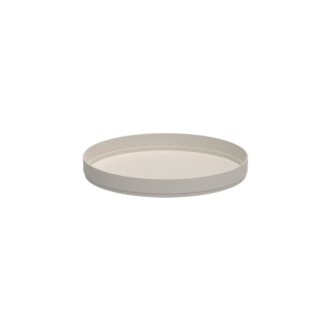 Organizador Giratório Lume Plástico Bege 25,5cm - Image 4