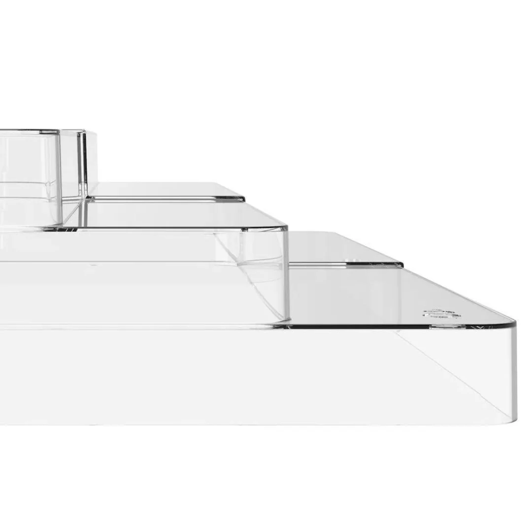 Organizador Multinivel Extensivel Clear Transparente 25cm x 29-54cm x 10,3cm - Image 10