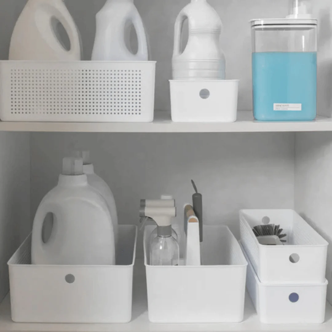 Organizador Multiuso com Alça Flow Branco 8 Litros - Image 15