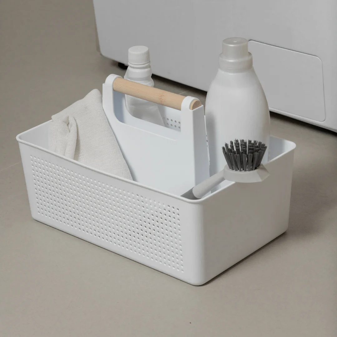 Organizador Multiuso com Alça Flow Branco 8 Litros - Image 5