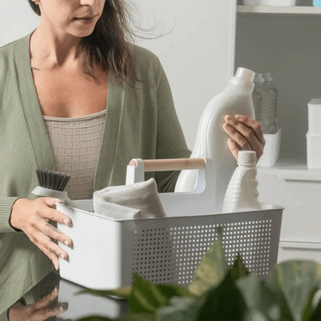 Organizador Multiuso com Alça Flow Branco 8 Litros - Image 7