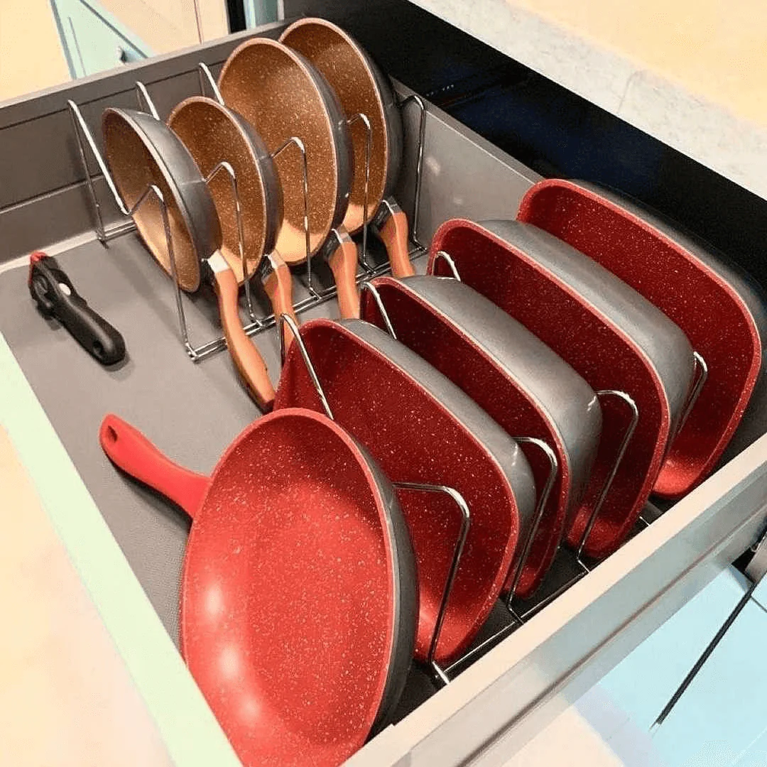Suporte Organizador Para Formas e Travessas Cromado - Image 5