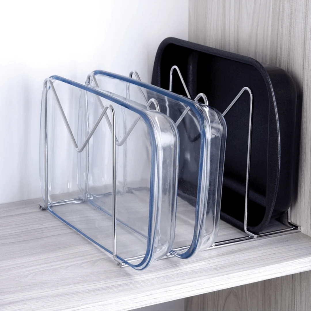 Suporte Organizador Para Formas e Travessas Cromado - Image 6