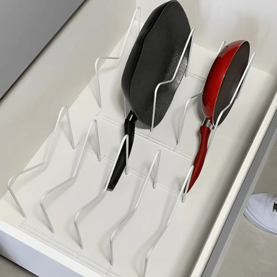 Organizador Para Formas, Tampas e Travessas Branco - Image 3