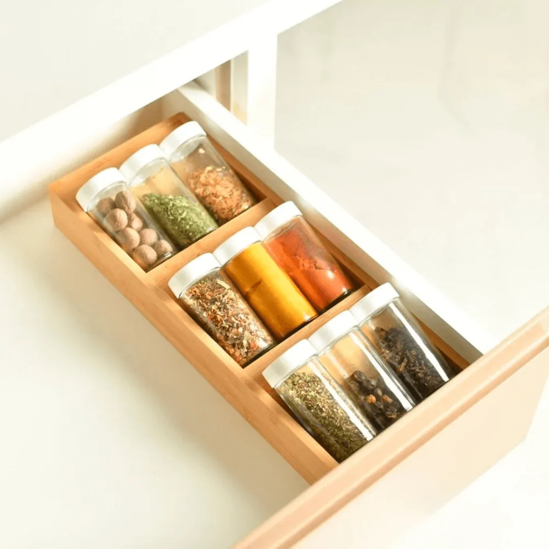 Organizador para Temperos Keep de Bambu 10 Peças - Image 2