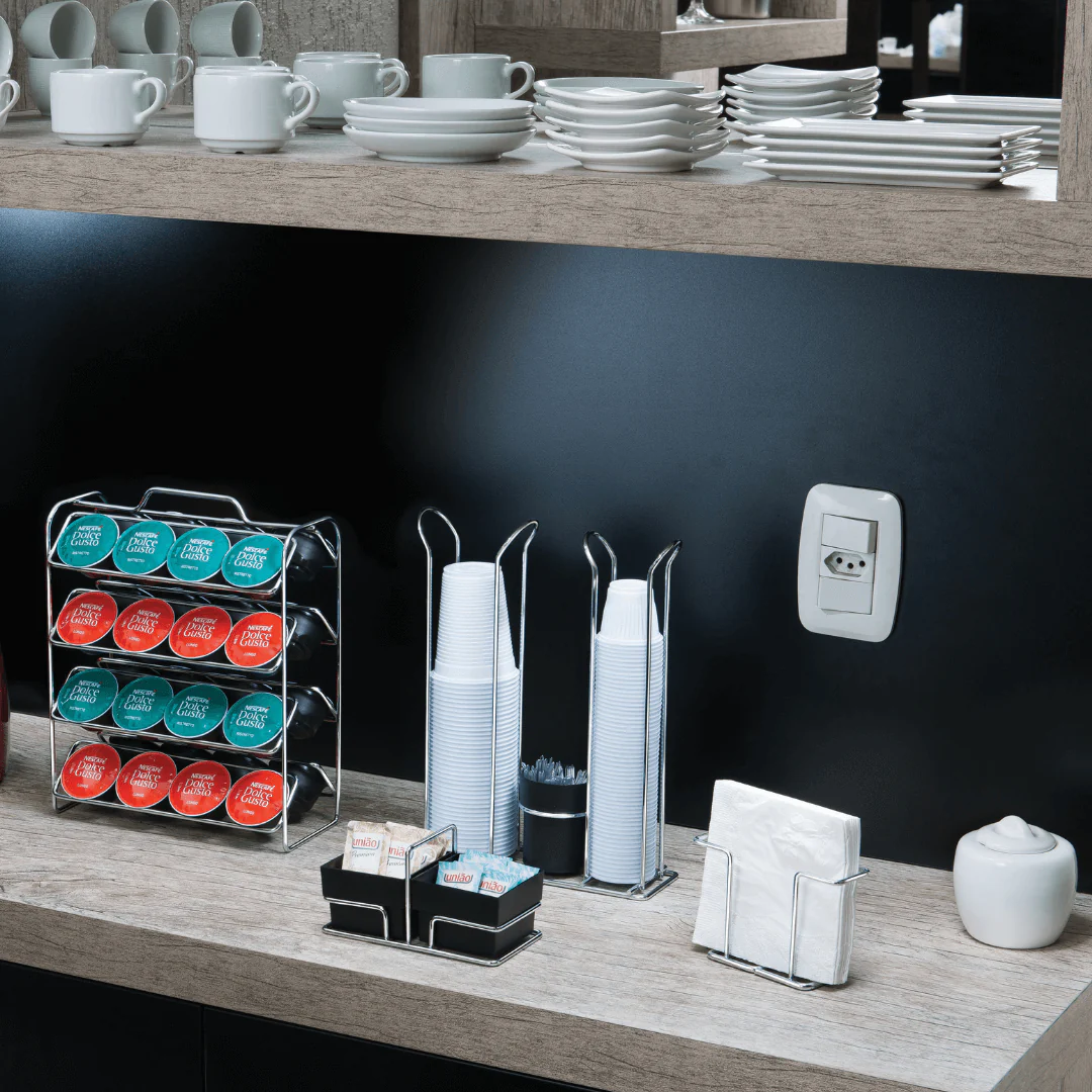 Organizador Porta Cápsulas de Café Dolce Gusto Cromado - Image 2