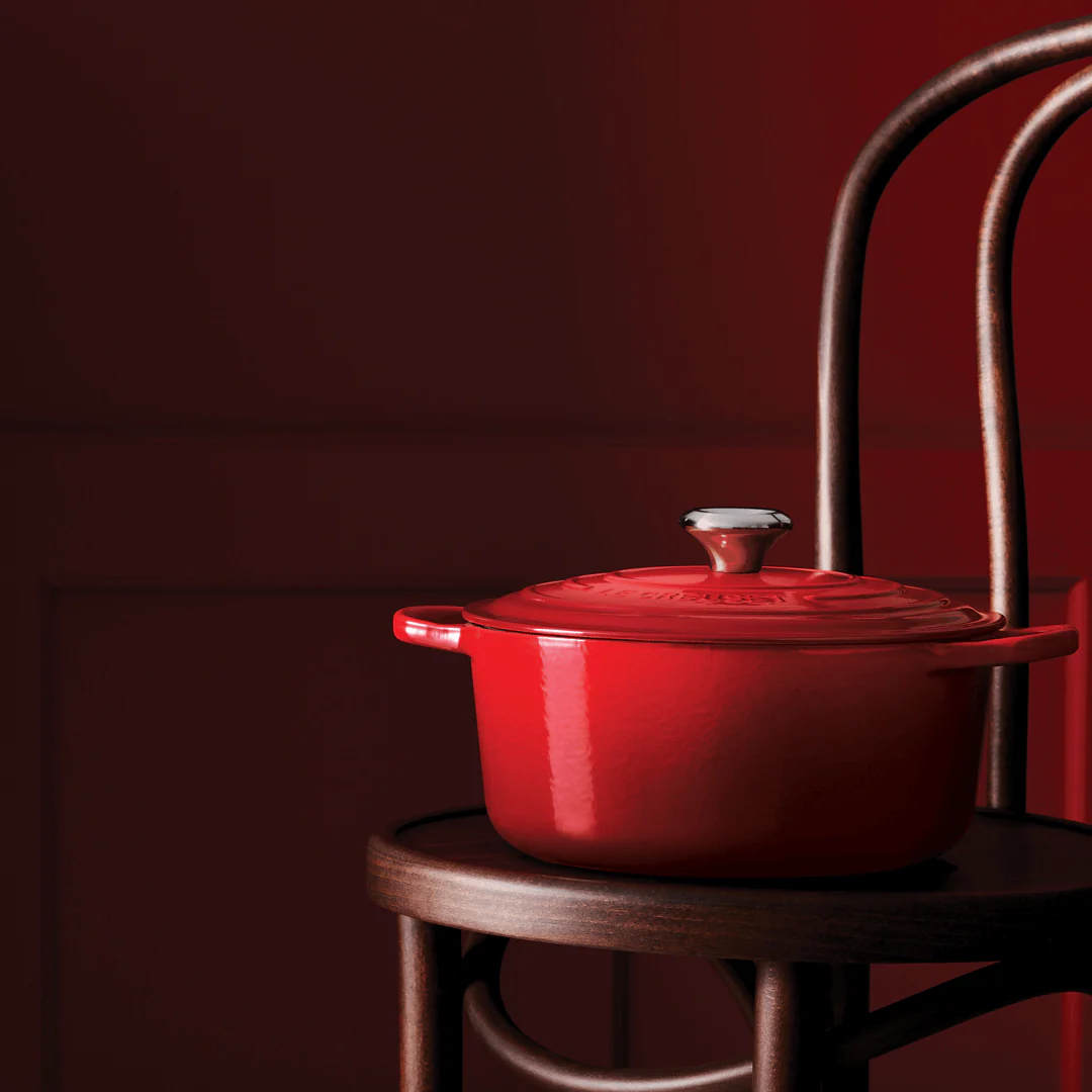 Panela Redonda Ferro Signature Vermelha Le Creuset - 22 cm - Image 6