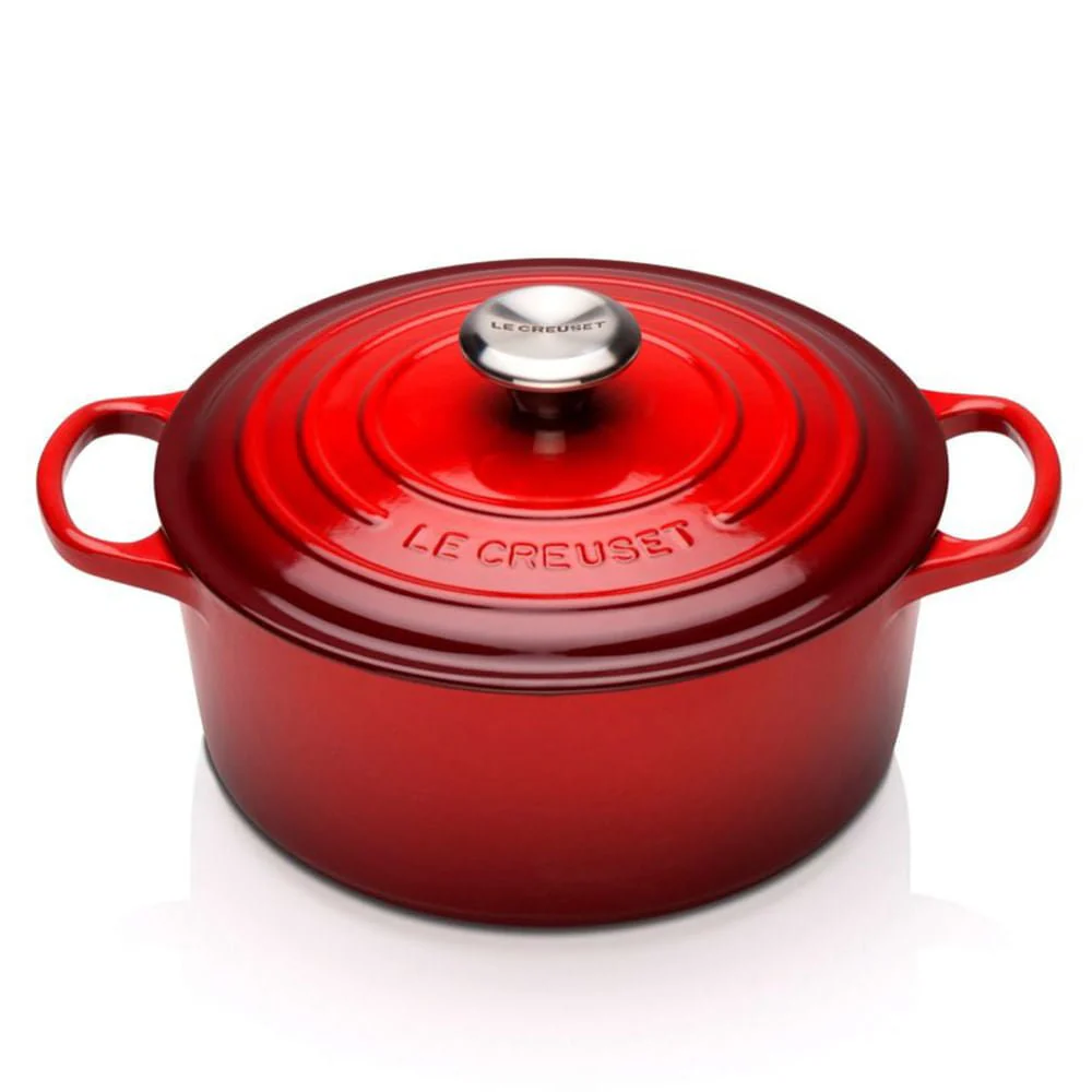 Panela Redonda Ferro Signature Vermelha Le Creuset - 22 cm - Image 8