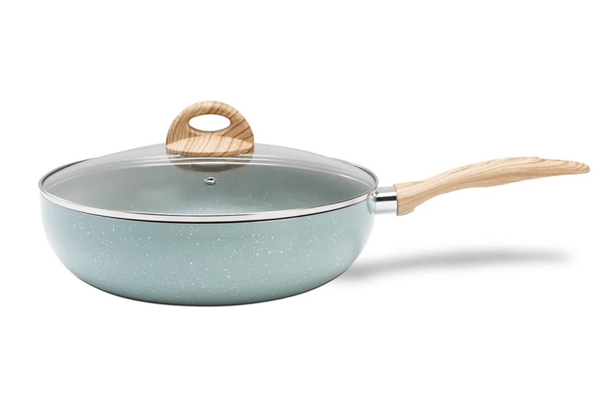 Panela Wok com Tampa Fundo de Indução Botanika Verde 3,4 Litros - Image 5