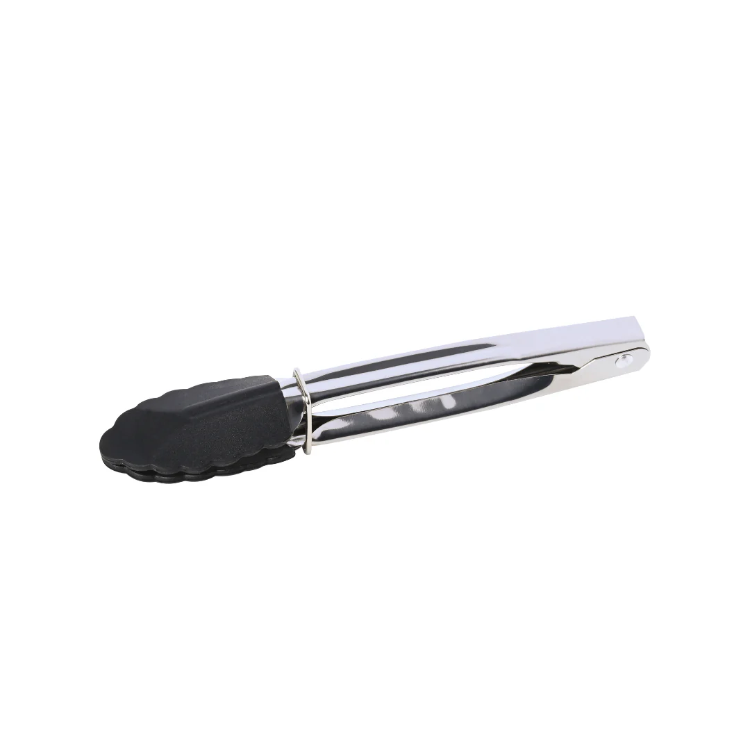 Pegador de Salada em Silicone Preto 18cm