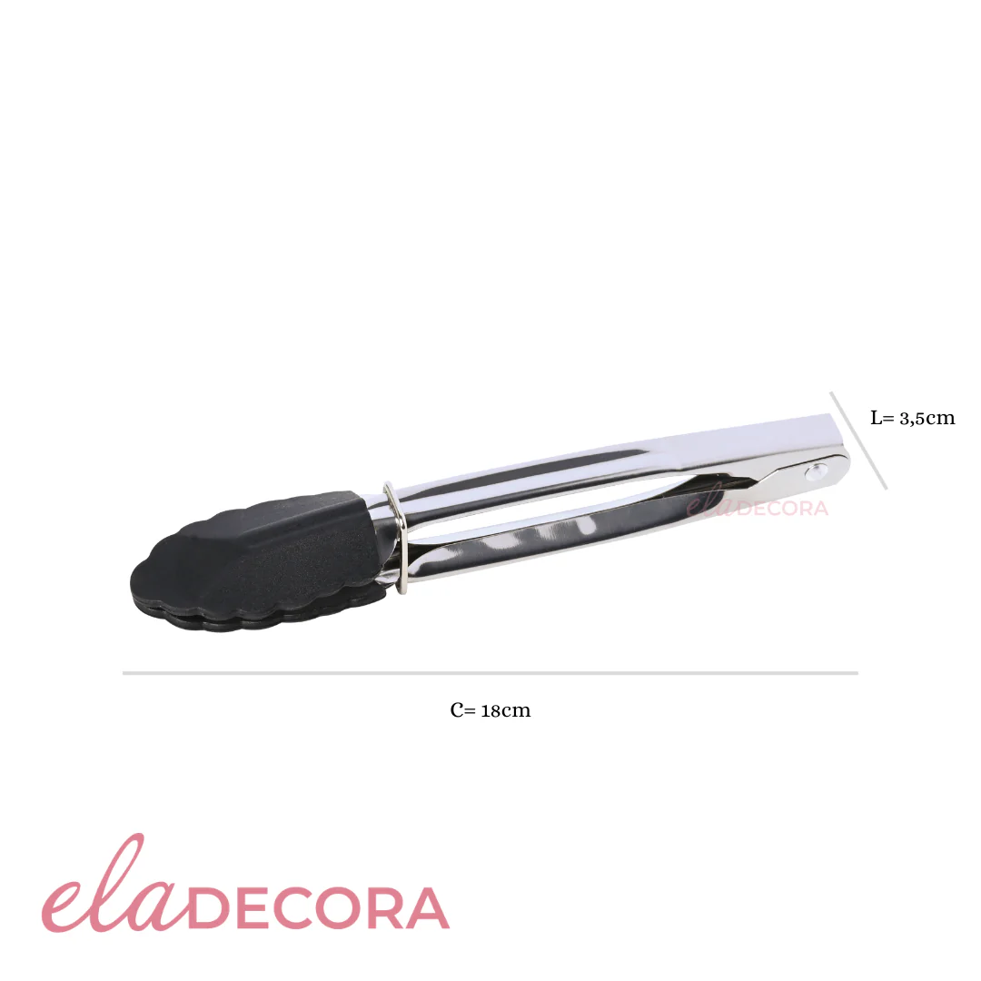 Pegador de Salada em Silicone Preto 18cm - Image 2