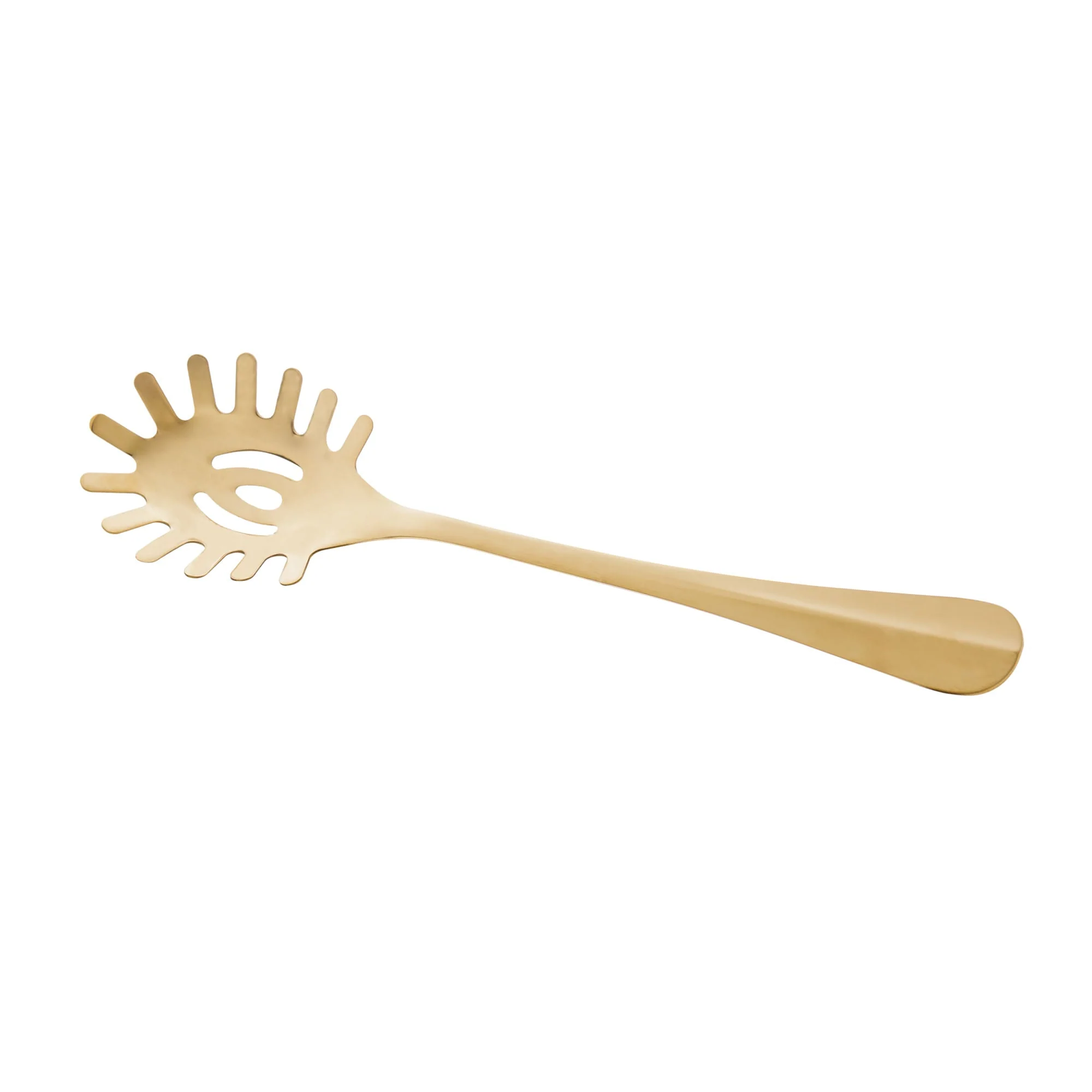 Pegador para Macarrão Positano em Aço Inox Dourado 27,5cm - Image 2