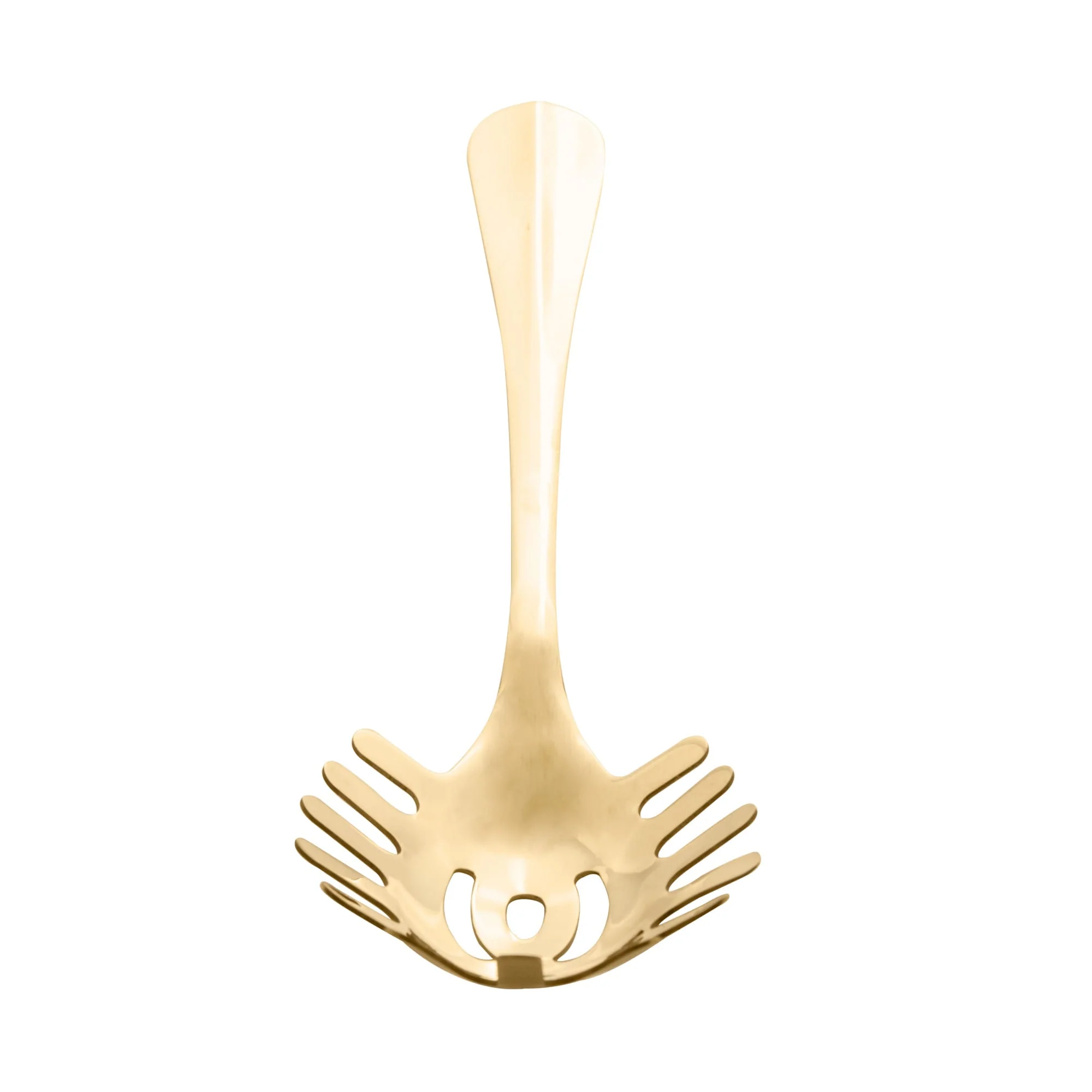 Pegador para Macarrão Positano em Aço Inox Dourado 27,5cm - Image 3