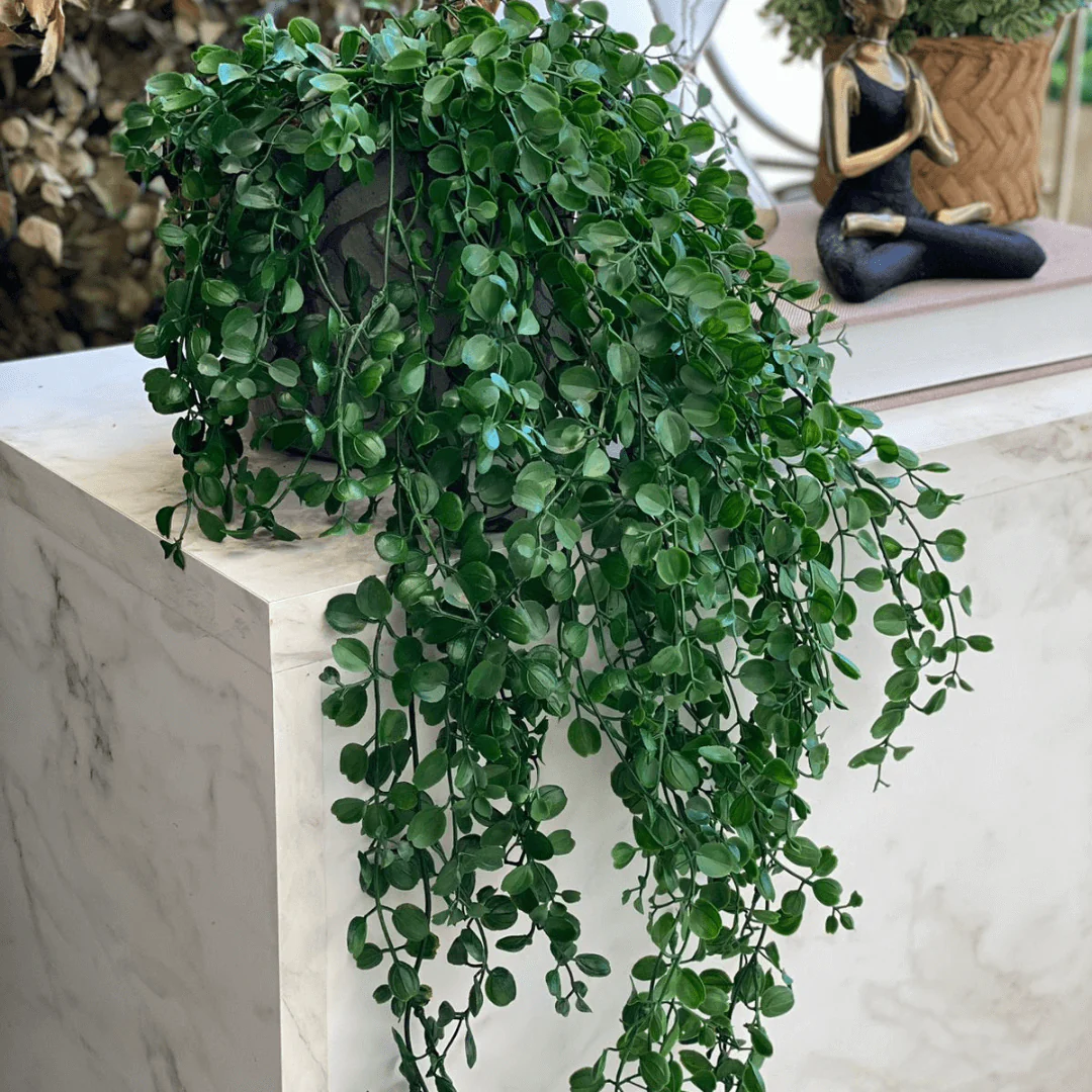 Pendente de Folhas Verde Escuro 75cm - Image 3