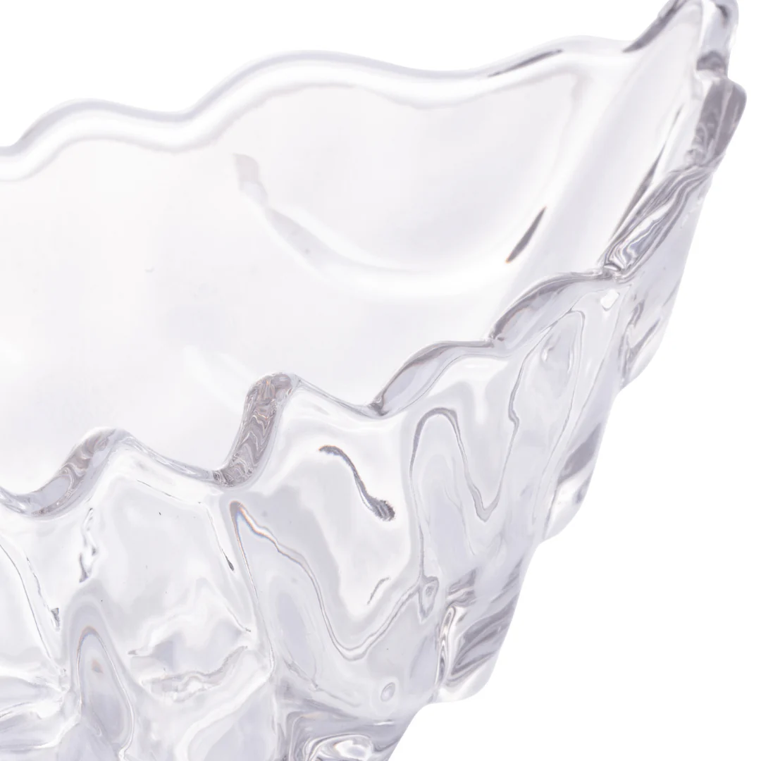 Petisqueira de Cristal Folha Leaf 19 x 10,5cm - Image 5