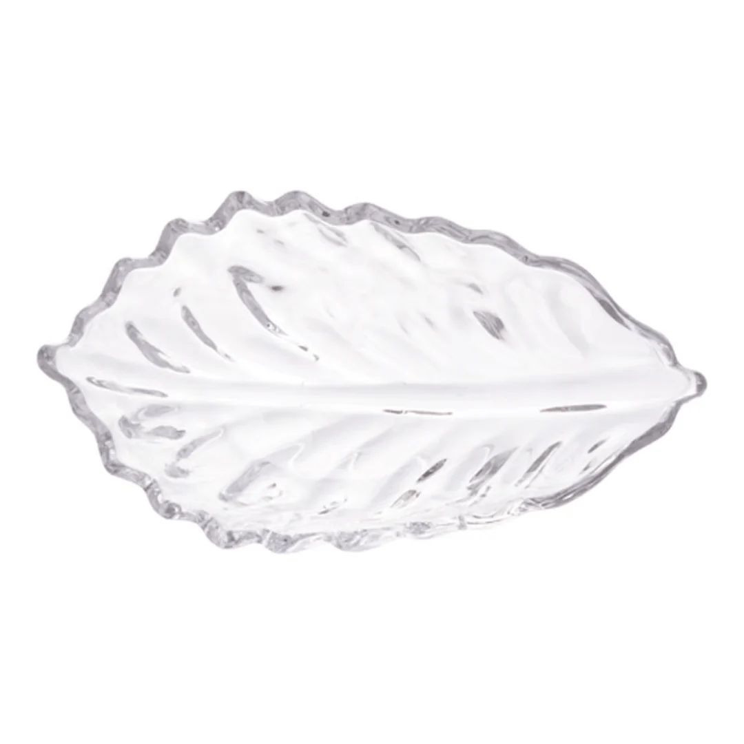Petisqueira de Cristal Folha Leaf 19 x 10,5cm - Image 6