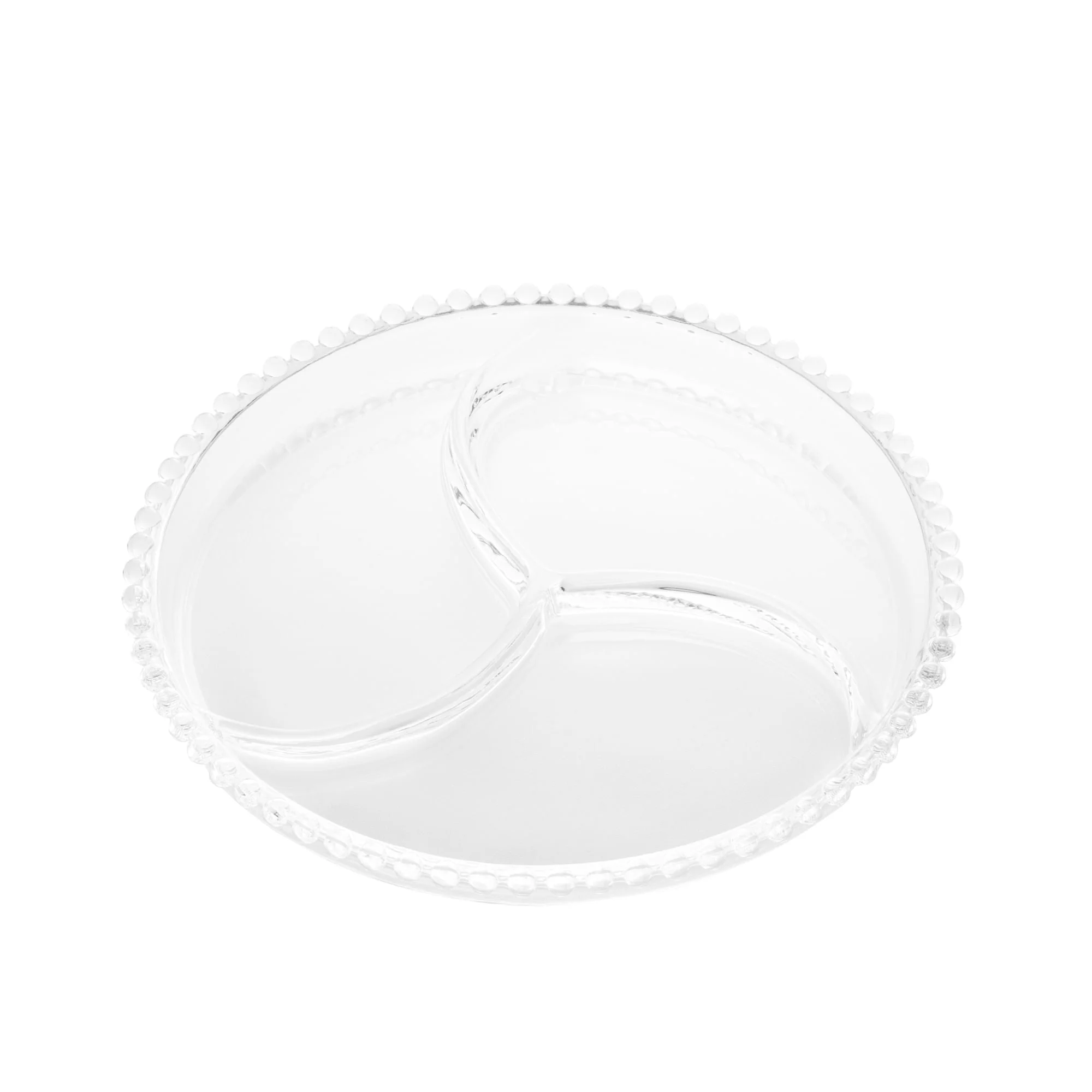 Petisqueira em Cristal de Chumbo Pearl 24cm