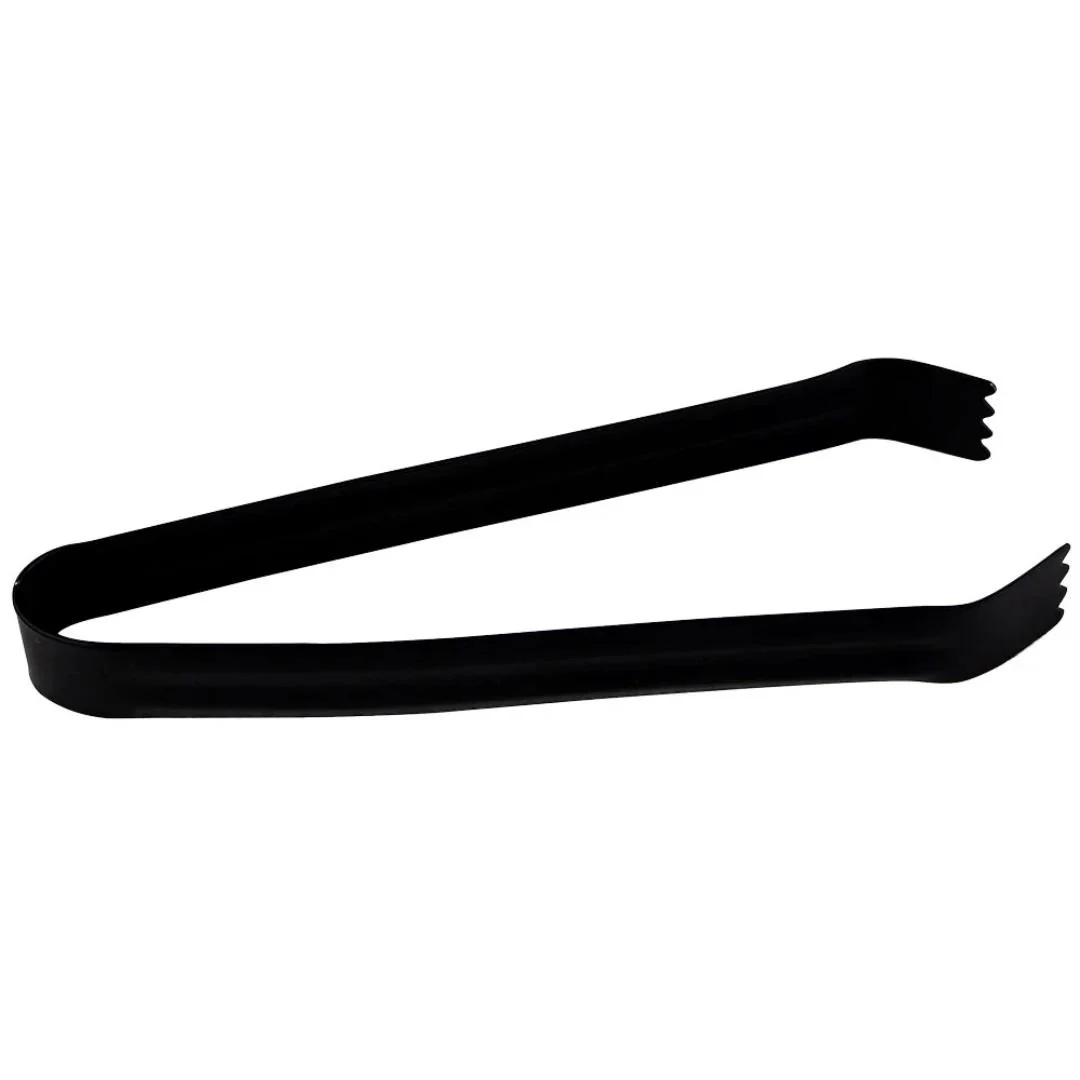 Pinça Pegador de Gelo em Aço Inox Preto 14,5cm x 2cm - Image 3