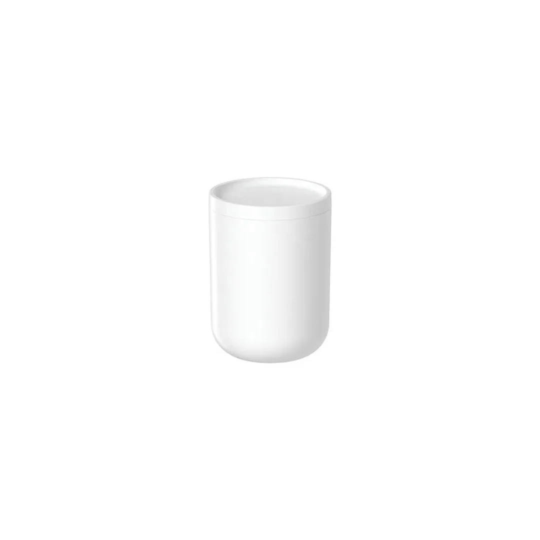 Porta Algodão e Cotonete Bold Branco 10,7cm