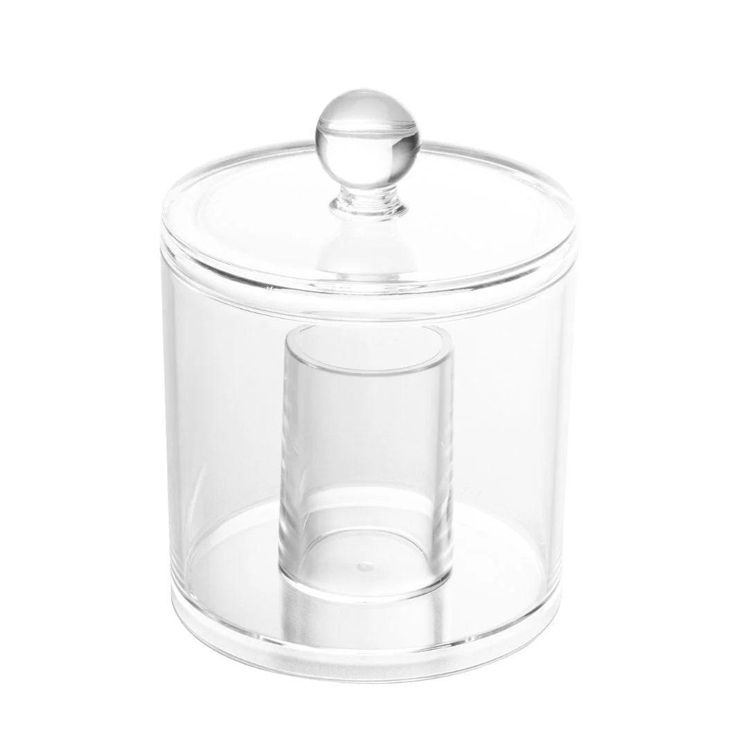 Porta Algodão e Cotonete de Acrilico 13cm - Image 5
