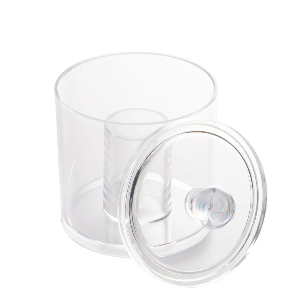 Porta Algodão e Cotonete de Acrilico 13cm - Image 6