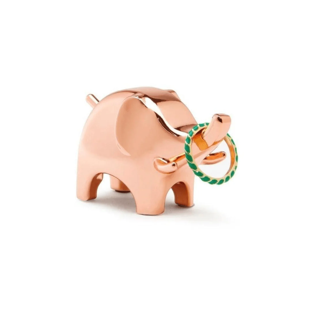 Porta Anél Anigram Elefante Rose Gold - Image 2
