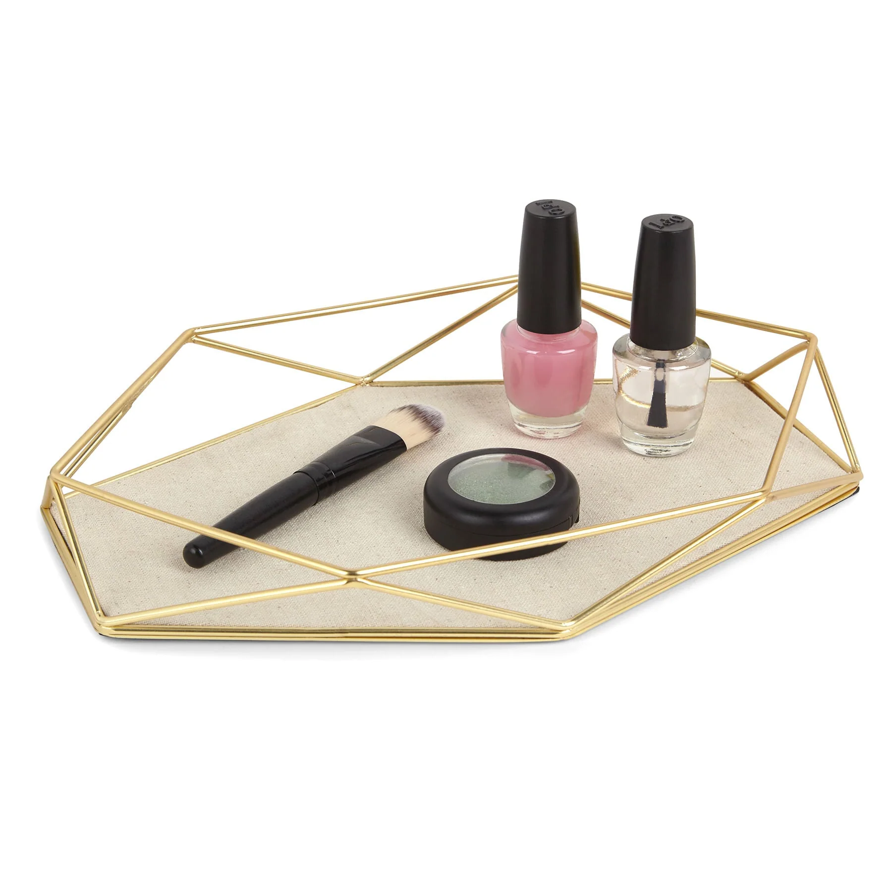 Porta Bijuterias Acessórios Prisma Dourado - Image 4