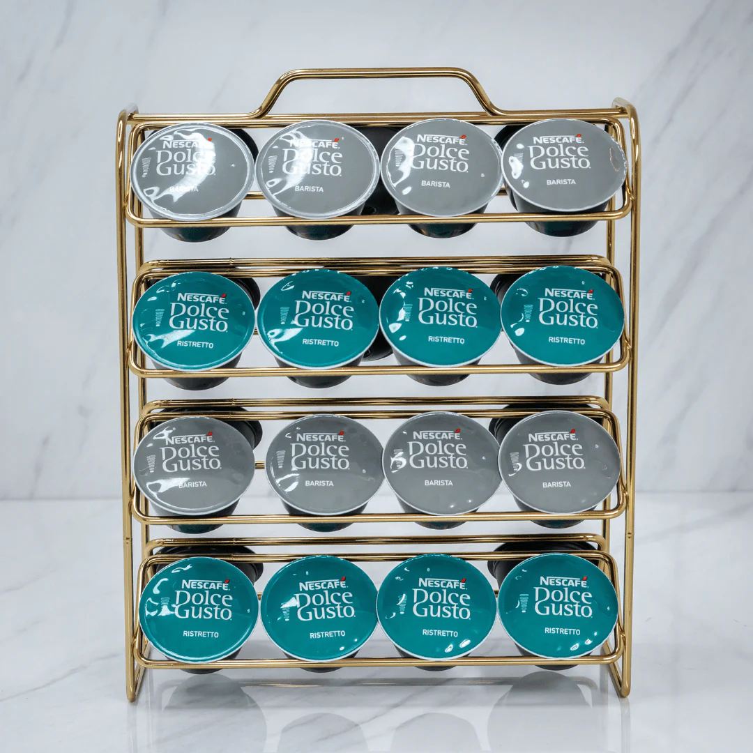 Organizador Porta Cápsulas de Café Dolce Gusto Dourado - Image 3