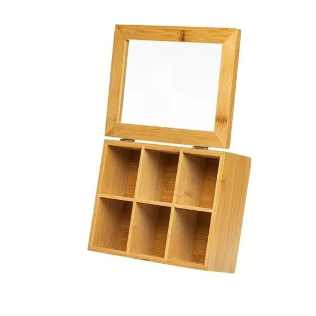 Porta Chá de Bambu 21cm