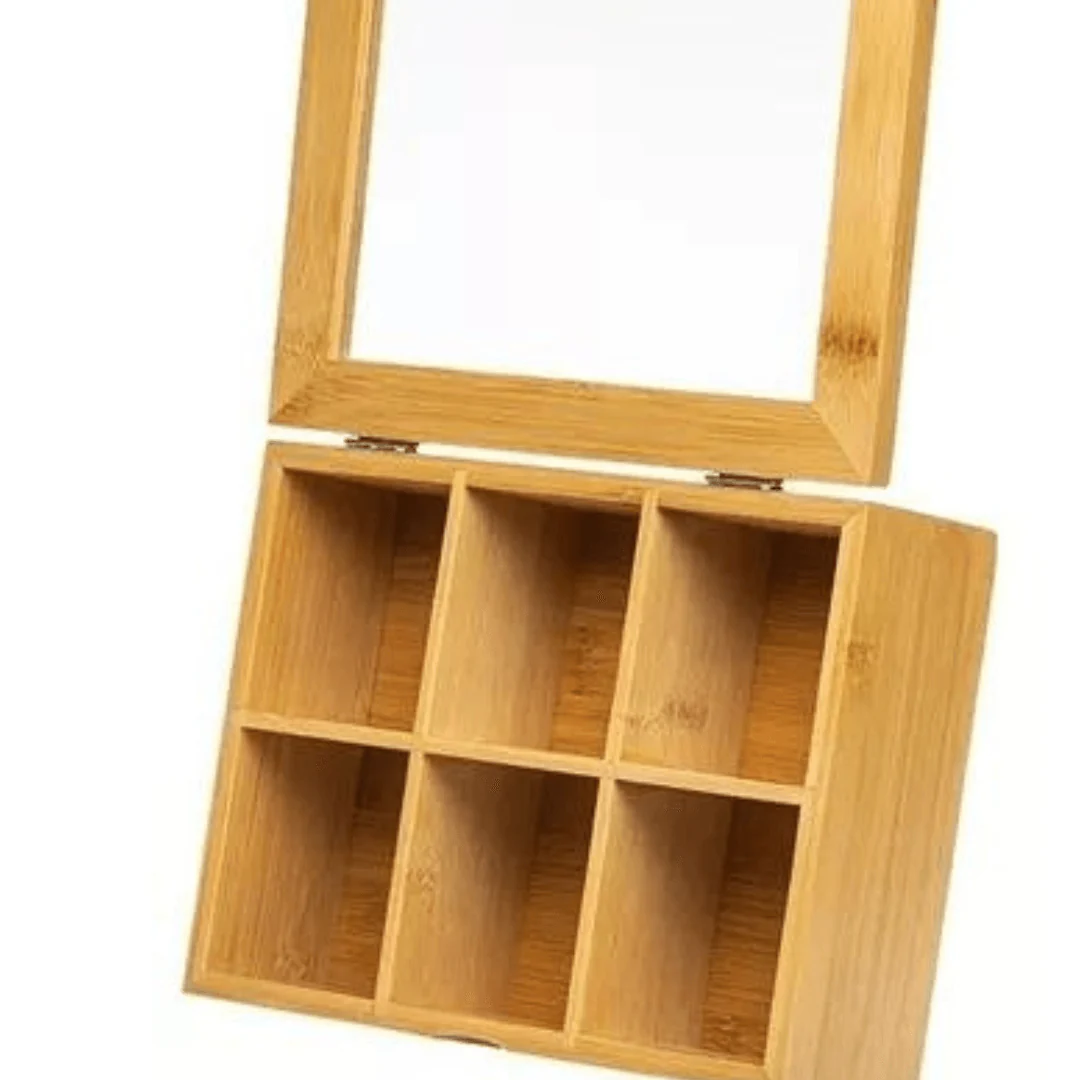 Porta Chá de Bambu 21cm - Image 2
