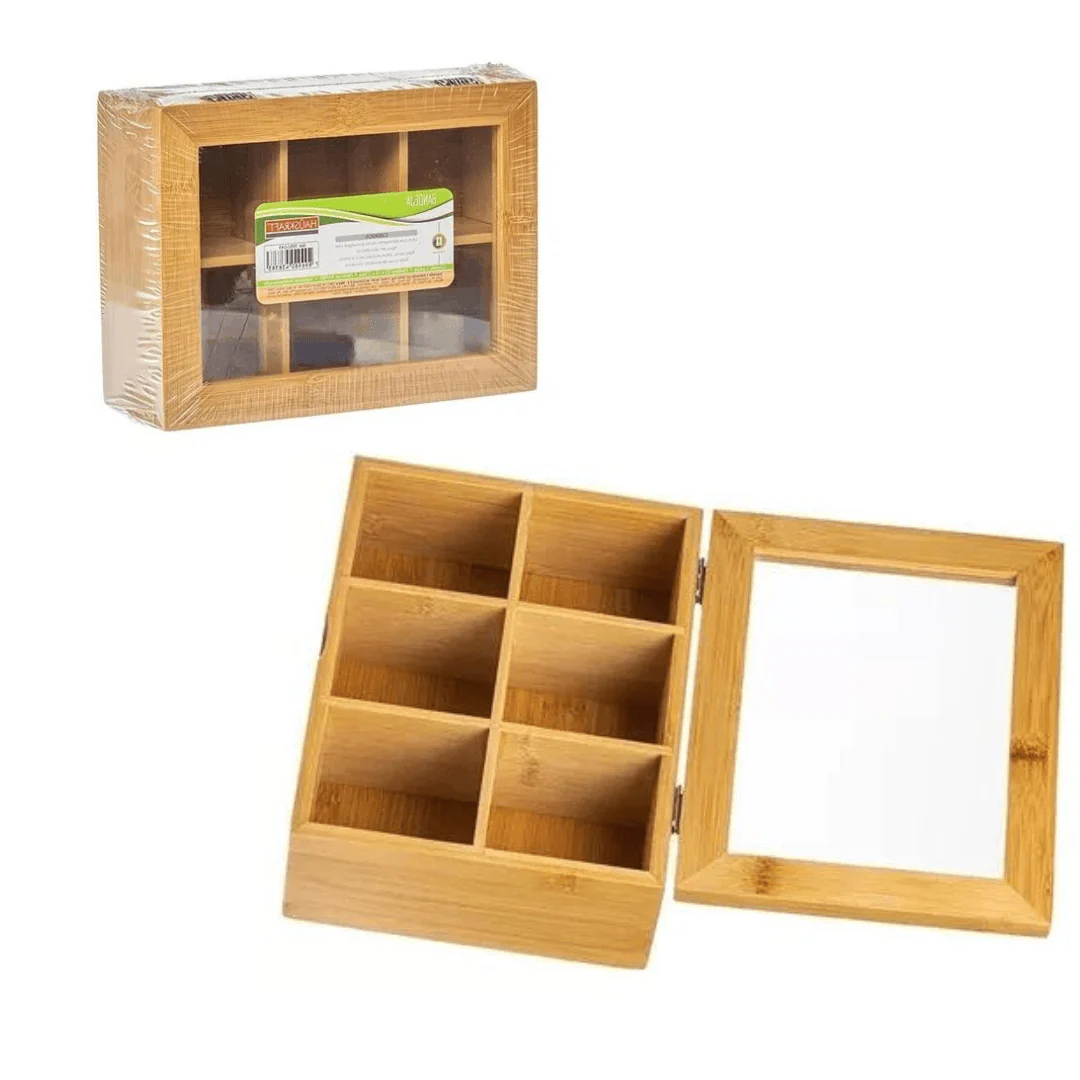 Porta Chá de Bambu 21cm - Image 3